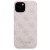 Zestaw Guess GUBPM5P15S4GEMGP iPhone15 6.1 hardcase + Powerbank 5000mAh MagSafe różowy/pink 4G Metal Logo